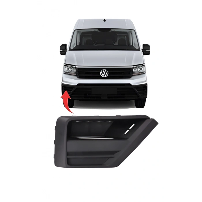 Vw Crafter 2017>> Sağ Ön Tampon Kapagı 7C0853666