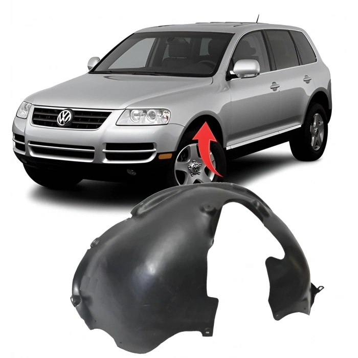 Vw Touareg 2003-2006 Sol Ön Çamurluk Davlumbazı 7L6809961J