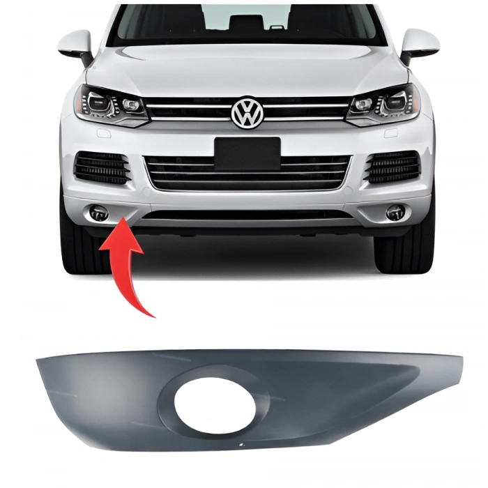 Vw Touareg 2011-2014 Sağ Sis Kapagı 7P6807490B