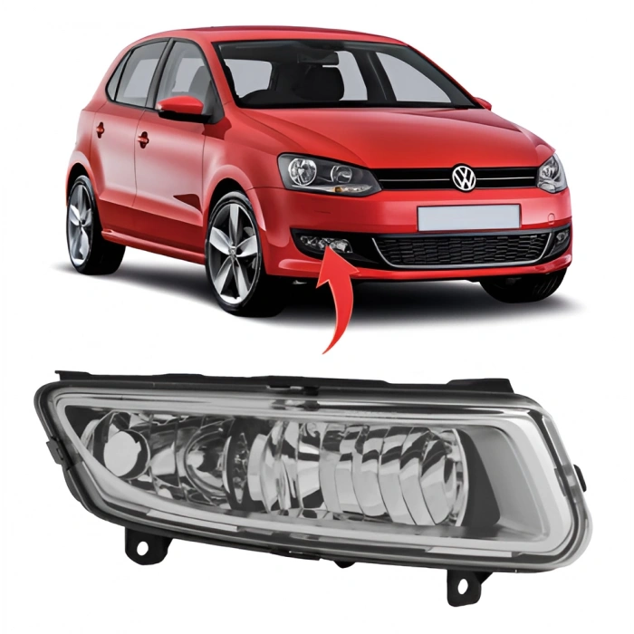 Vw Polo Sağ Sis Farı Tek Duylu (Gündüz Sürüş) 2009-2015 6R0941062D