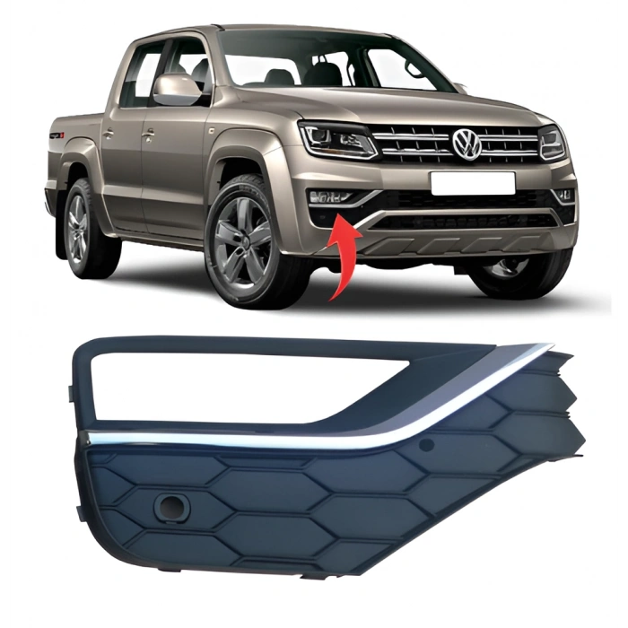 Vw Amarok 2018>> Sağ Sis Kapağı Sisli Kromlu  2H6807490A-RYP