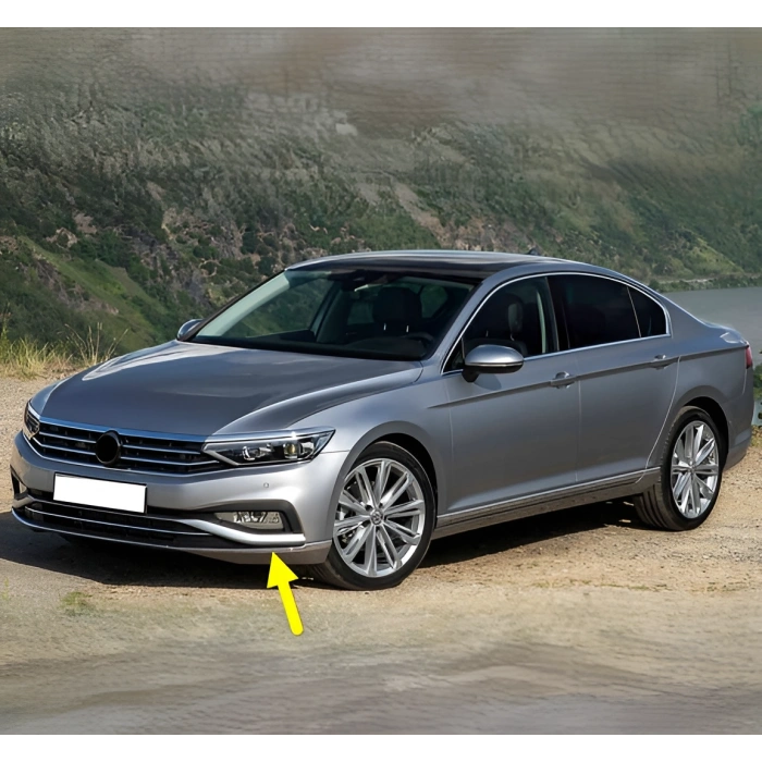 VW Passat B8.5 2020-2023 Ön Tampon Sol Alt Kromaj Çıtası 3G0853253D