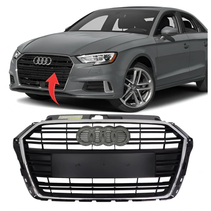 Audi A3 Sedan-HB 2017-2020 Ön Panjur 8V3853651AA