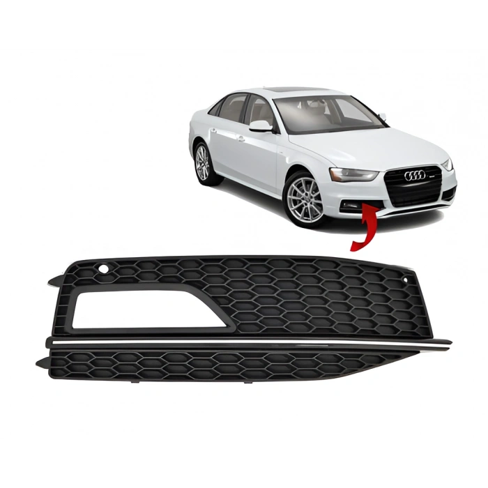 Audi A4 2013-2015 Sline Sağ Sis Kapagı Sisli 8K0807682M