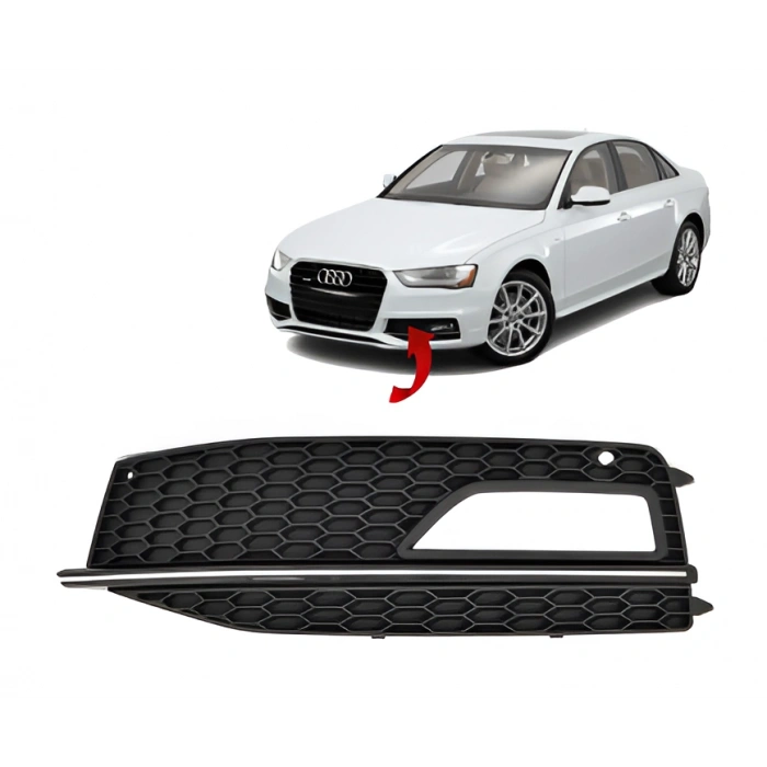 Audi A4 2013-2015 Sline Sol Sis Kapagı Sisli 8K0807681L