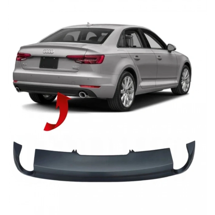 Audi A4 Arka Tampon Alt Spoyler 2016-2019 8W0807521