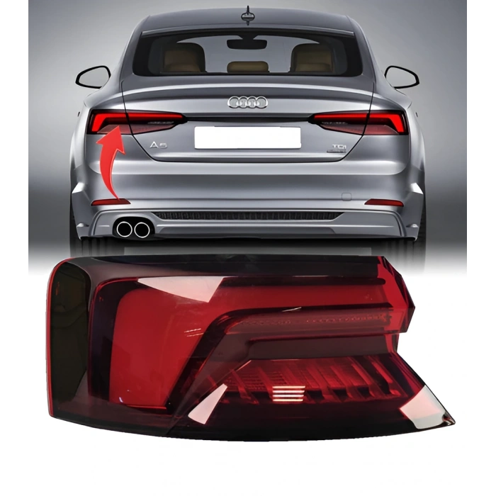 Audi A5 2018-2022 Stop Lambası Sol Dış 8W6945091J