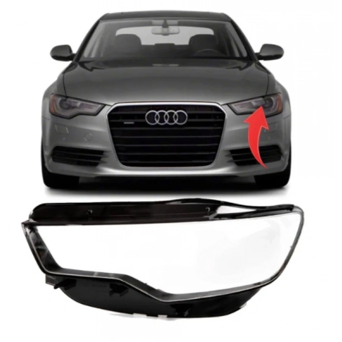Audi A6 C7 2011-2014 Kasa Sol Far Camı 4G0941029X