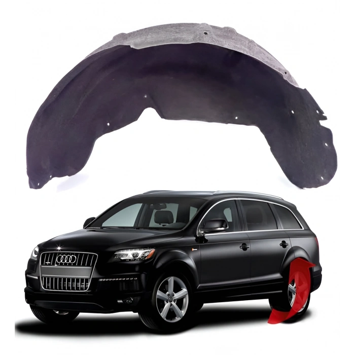 Audi Q7 2010-2015 Sol Arka Çamurluk Davlumbazı Halı 4L0810171C