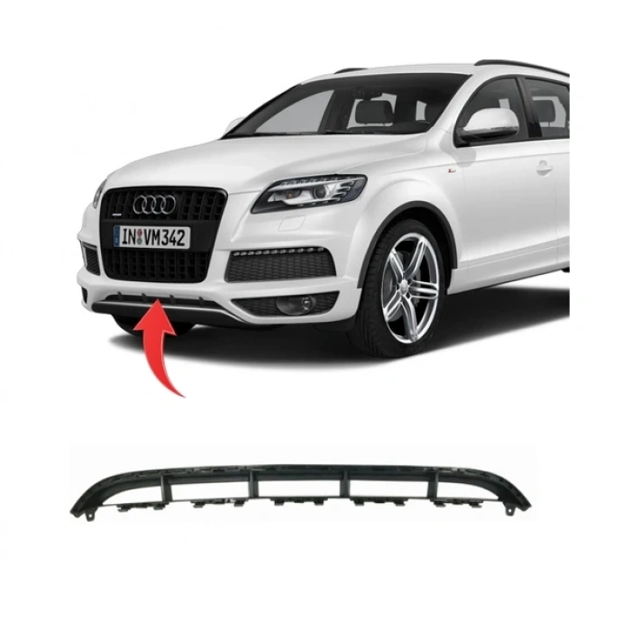 Audi Q7 Sline 2010-2015 Ön Tampon Alt Orta Izgara 4L0807683E