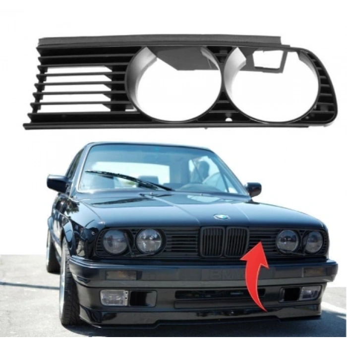 Bmw 3 Serisi E30 1982-1991 Ön Panjur Sol 51131876091