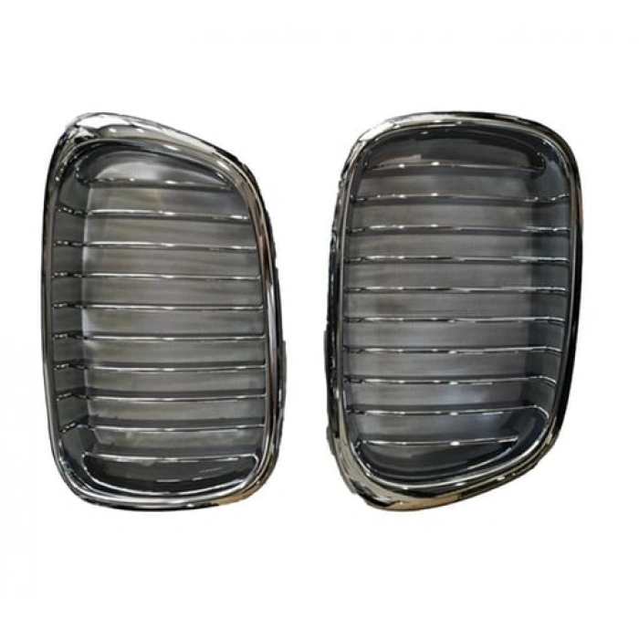 Bmw 5 Seri E39 2001-2003 Ön Panjur Krom Set 51132497261/62