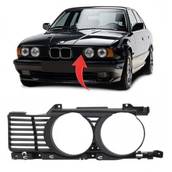 Bmw 5 Serisi E34 1988-1993 Ön Panjur Sol 51131944137