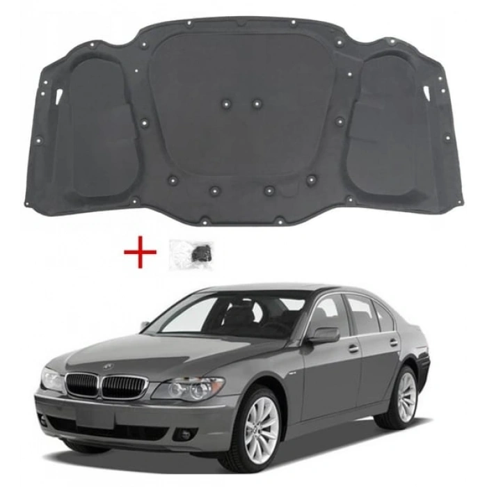Bmw 7 Serisi E65 Kaput İzolasyonu Klipsli 2001-2007 51487135244