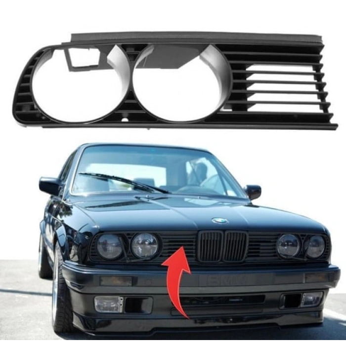 Bmw E30 1982-1991 Sağ Ön Panjur 51131876092