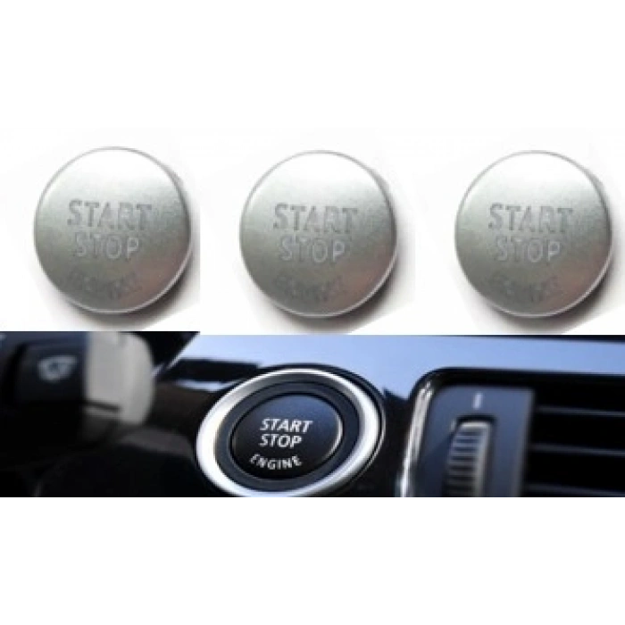 Bmw E60 E90 E84 E70 E71 E72 Start Stop Düğme Kapağı (GÜMÜŞ) 61319154945/61316966714/61316960743