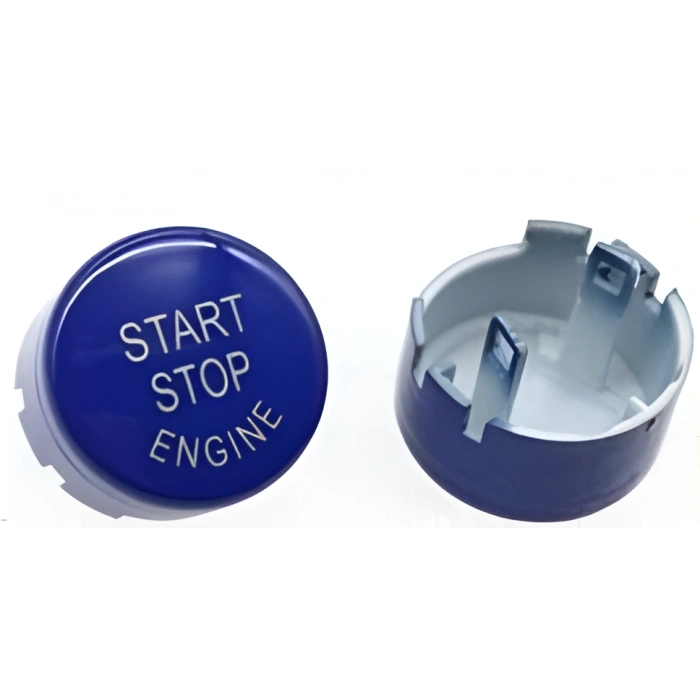 Bmw F10 F07 F06 F11 F12 F13 F01 LCI Start Stop Düğme Kapağı Mavi