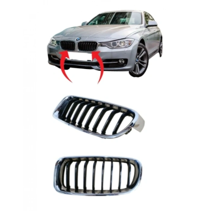 Bmw F30 Ön Panjur Set Sport 2012-2018 51137260497/51137260498