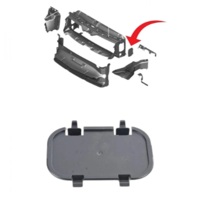 F20-F30-F34 Ön Panel Hava Kanal Kapağı 2012-2016 51747390255