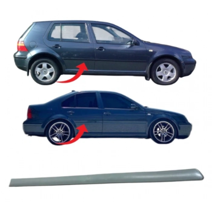 Golf4-Bora Kapı Çıtası Arka Sağ Boyanır 1998-2004 1J4853754G