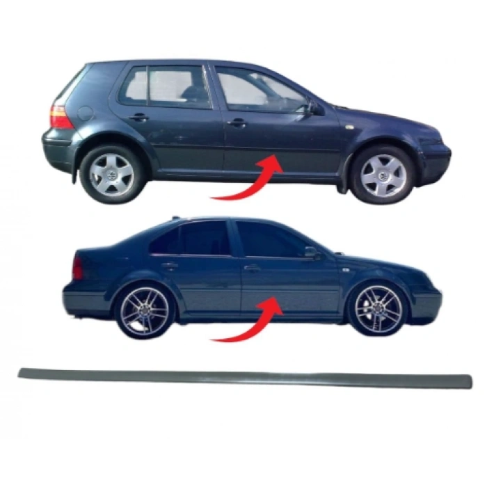 Golf4-Bora Kapı Çıtası Ön Sağ Boyanır 1998-2004 1J4853516G