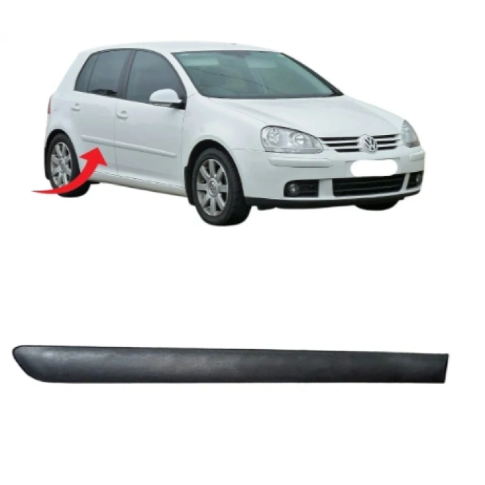 Golf5 Kapı Çıtası Arka Sağ Saten Siyah 2005-2009 1K4853754B