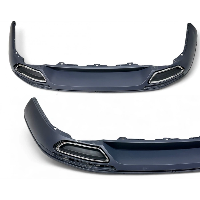 Passat 2015-2019 Arka Tampon Spoileri Highline Full Kromlu Set 3G0807521H