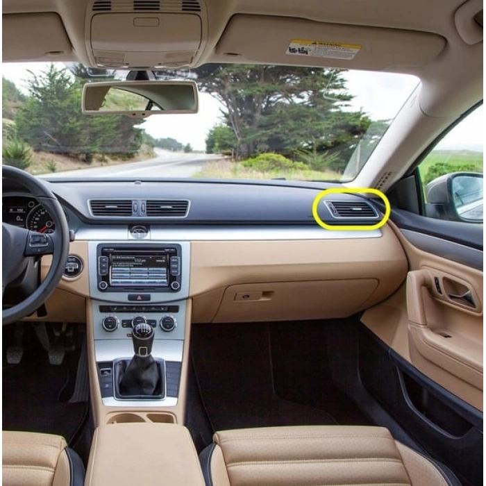Passat B6 B7 CC Sağ Ön Havalandırma Izgara Mat Siyah 3AB819702A