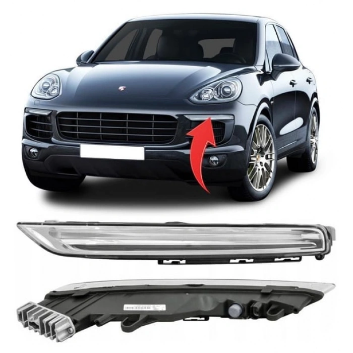 Porsche Cayenne 2015-2017 Sol Gündüz Farı Led 95863118130