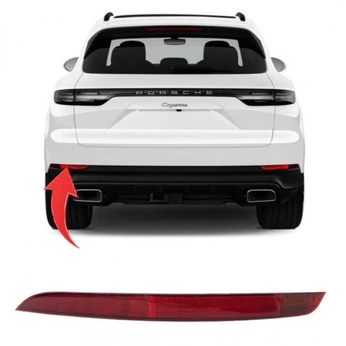 Porsche Cayenne 2018-2020 Sol Arka Tampon Reflektörü 9Y0945725