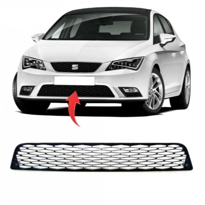 Seat Leon Ön Tampon Alt Orta Izgara 2013-2016 5F0853667
