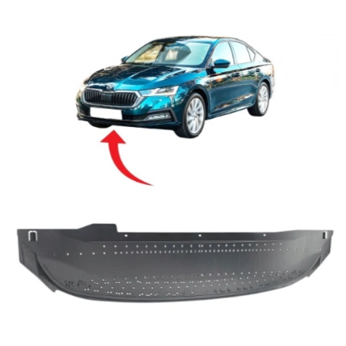 Skoda Octavia Ön Tampon Spoyleri 2020-2025 5E3807611C 9B9
