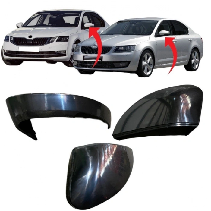 Skoda Octavia Sol Ayna Kapağı 2021-2025 5E3857537 GRU