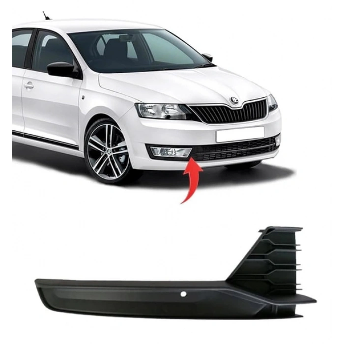Skoda Rapid Sağ Sis Kapağı 2017 Sonrası 5JA807682A