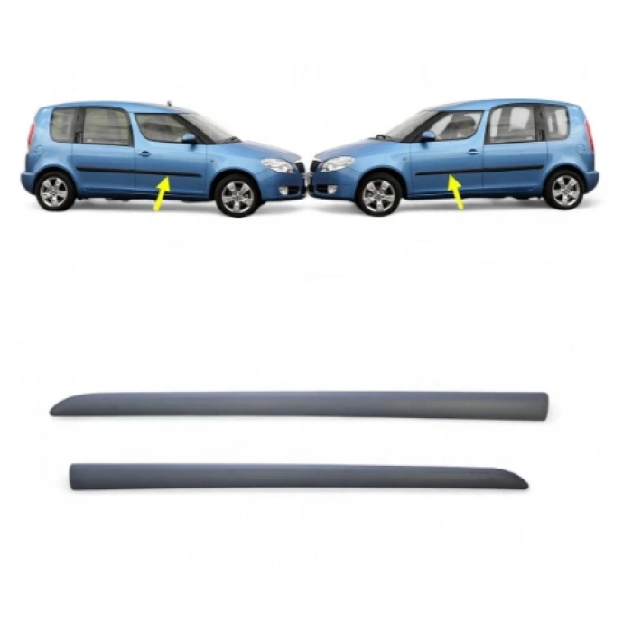 Skoda Roomster Ön Kapı Çıtası Sağ-Sol 2007-2015 5J7853515/516