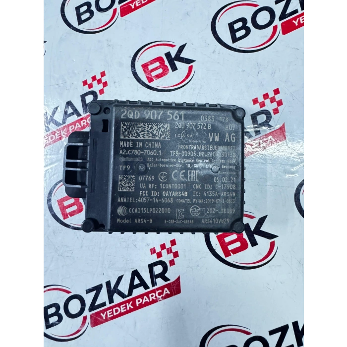 Tiguan Kodıaq T-roc Polo Acc Adaptif Curuise control sensörü mesefa 2QD907561