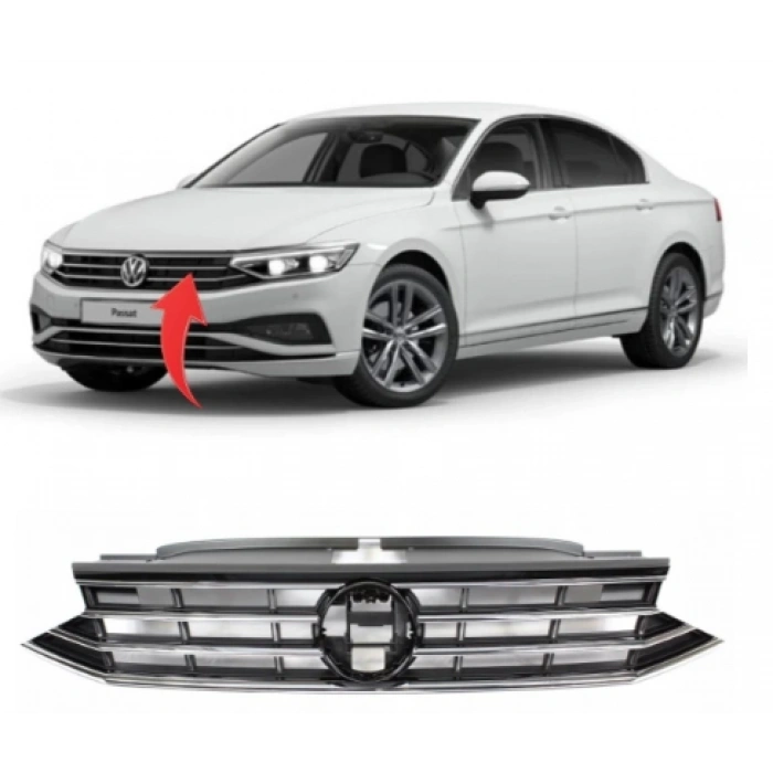 Volkswagen Passat B9 2019-2021 Ön Panjur 3G0853651AN