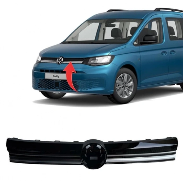 Vw Caddy 2021-2022 Ön Panjur Highline 2K7853651A N0R