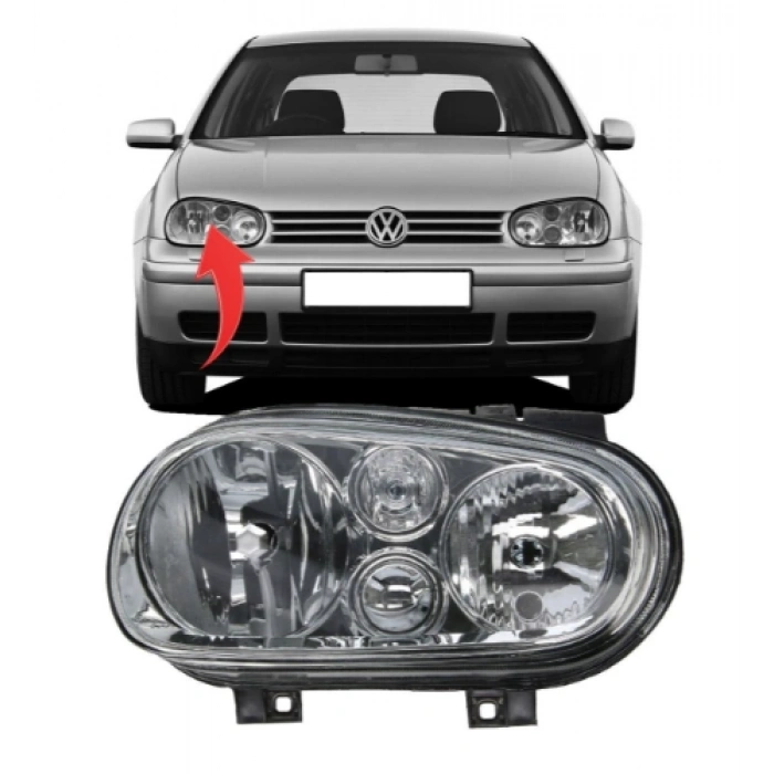 Vw Golf 4 Sağ Far Sissiz 1998-2004 1J1941018F