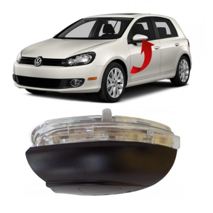 Vw Golf 6 Sol Ayna Sinyali 2009-2012 5K0949101