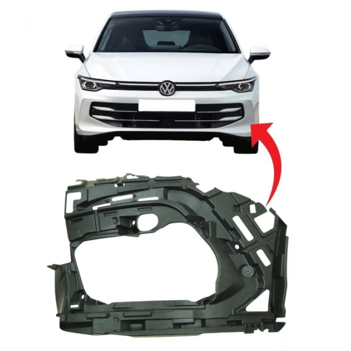 Vw Golf 8 2020-2024 Ön Tampon Sis Braketi Sol 5H0807723