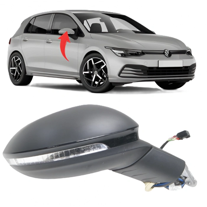Vw Golf 8 2020-2024 Sağ Ayna Katlanır+Aydınl.+Adaptif 15Pin 5H1857508AG