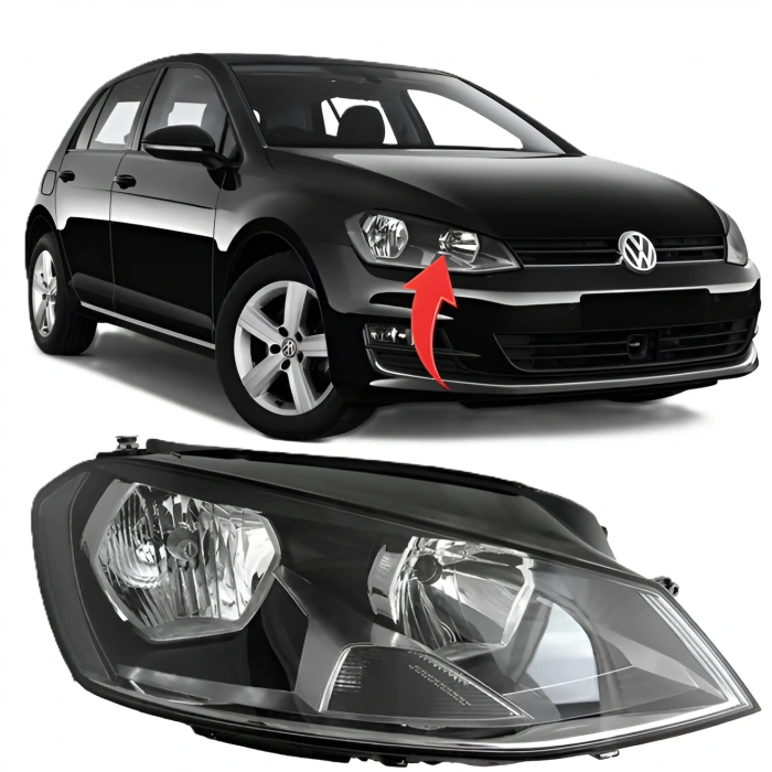 Vw Golf 7 2013-2017 Trendline Comfortline Sağ Ön Far 5G1941006