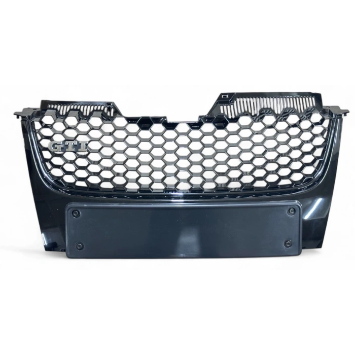 Vw Golf5 2005-2009 Ön Panjur Parlak Siyah-Siyah Çizgili GTI 1K0853651G