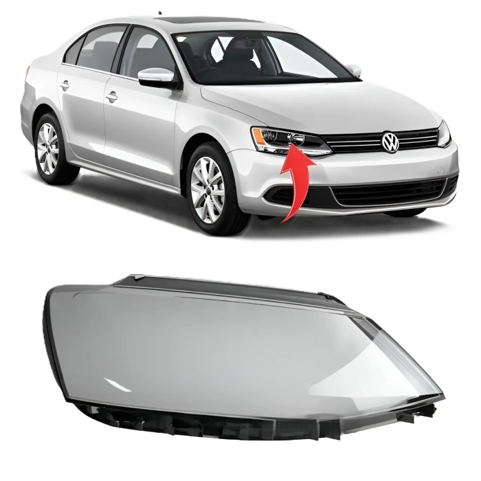 Vw Jetta 2011-2017  Sağ Far Camı 5C7941006