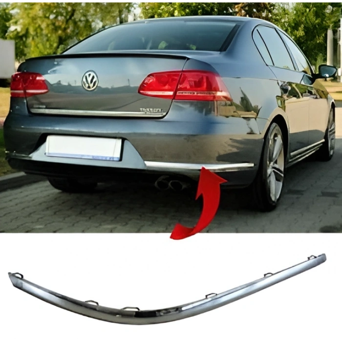 Vw Passat 2011-2015 Tampon Nikelajı Arka Sağ 3AE807460