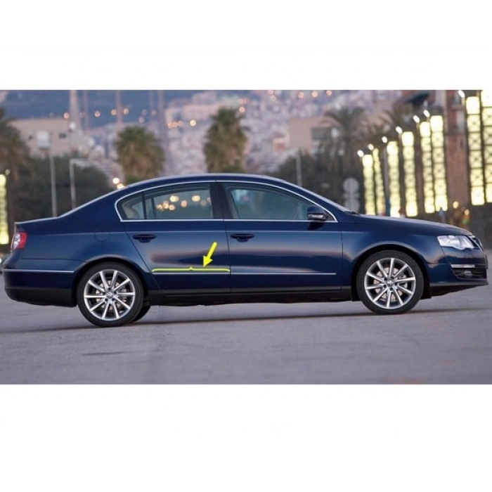 Vw Passat B6 2006-2011 Sağ Arka Kapı Çıtası Krom Nikelaj 3C0853754C