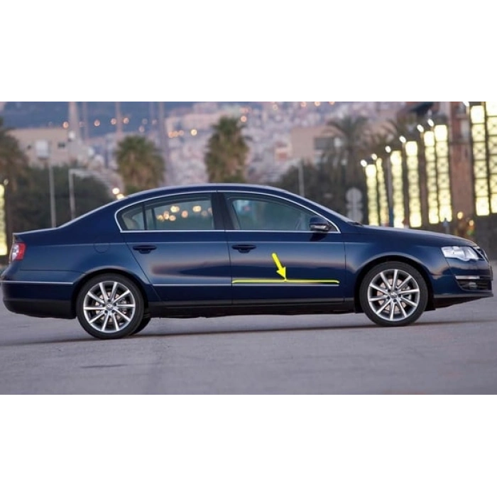 Vw Passat B6 2006-2011 Sağ Ön Kapı Çıtası Krom Nikelaj 3C0853516C