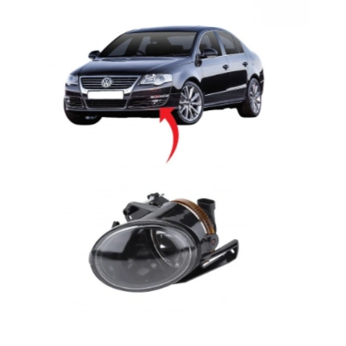 Vw Passat B6 Sol Sis Farı 2005-2010 3C0941699A