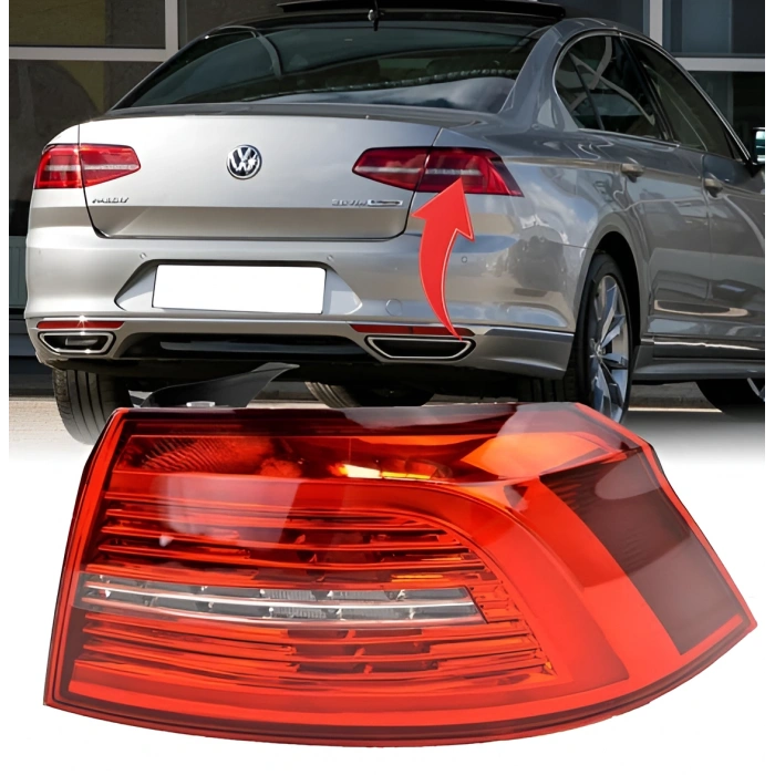 Vw Passat B8 2015>> Highline Sağ Dış Stop Lambası Ledli 3G5945208